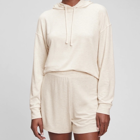 GAP Linen Blend Sweater Hoodie - Picture 8 of 9